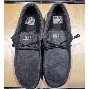 NWOT Reef Mens Size 11 Cushion Coast TX Gray Slip-On Shoes Comfort Beach